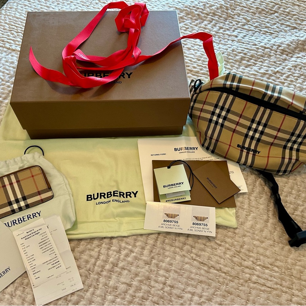 Burberry Sonny Belt Bag with Card Holder